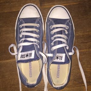 Navy blue Converse all stars